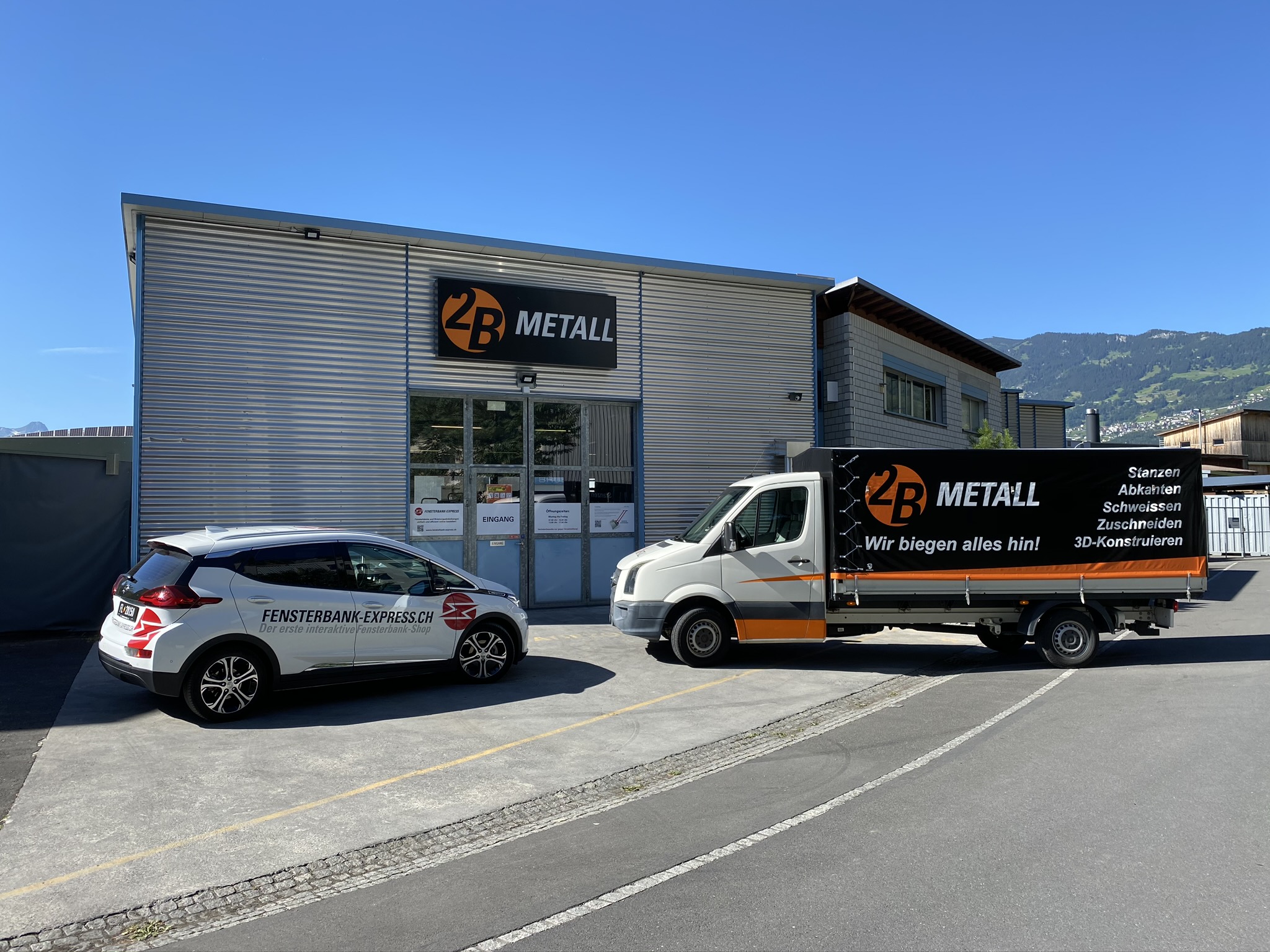 Gebäude der 2B Metall AG in Balzers